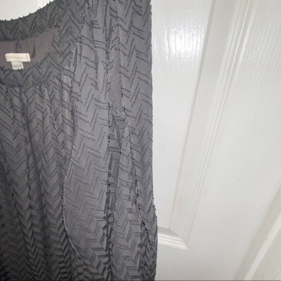 Cato Long sleeve, Slit sleeve, Gray Blouse peasant top - Picture 7 of 11